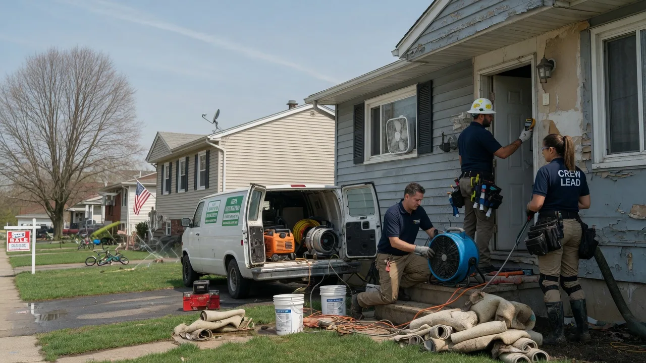 Flood Cleanup in Constantine, MI near me